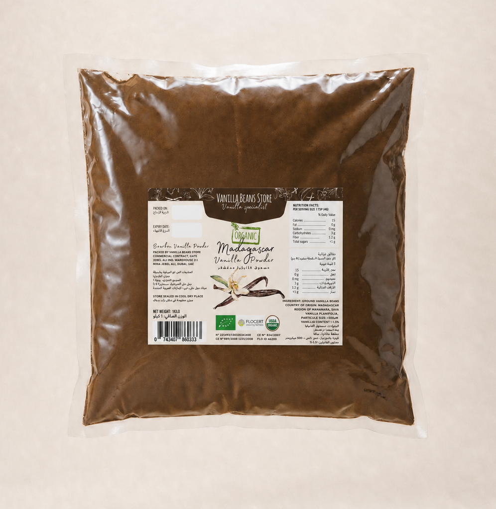 [C05-POW0500] 500Gr Organic Vanilla Powder