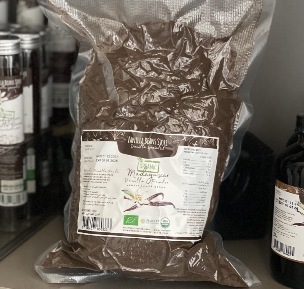 [B04-POW1000] 1 KILO ORGANIC VANILLA POWDER