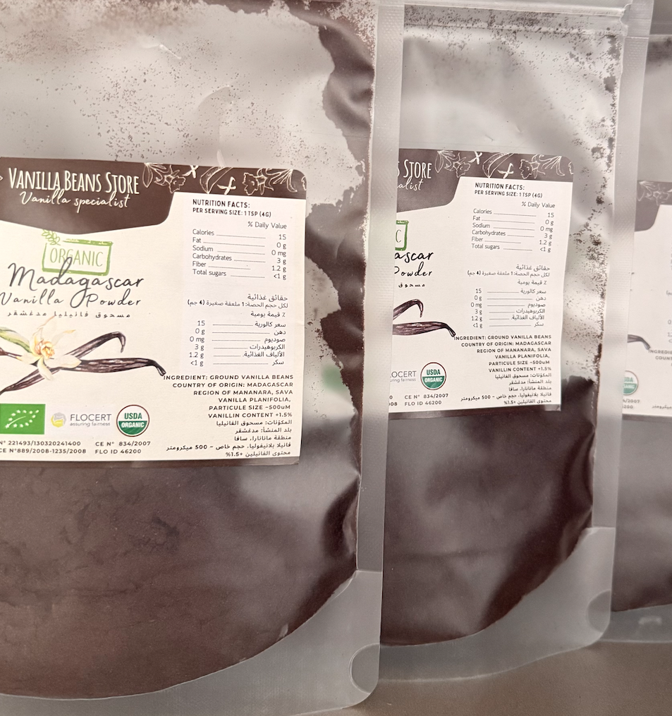 [A01-POW0100] 100Gr Organic Vanilla Powder